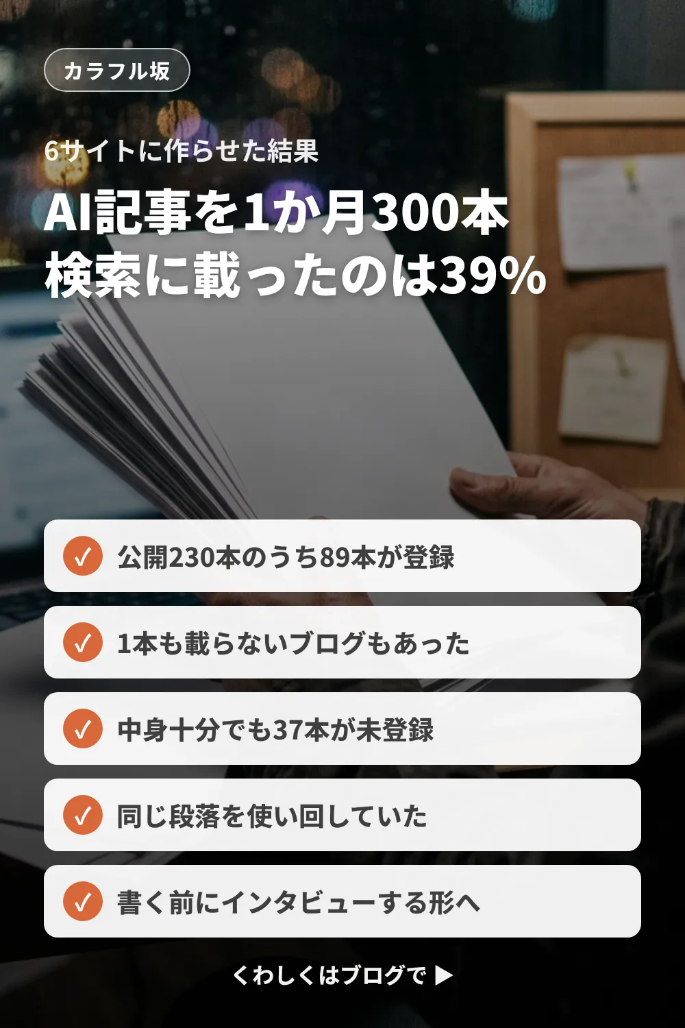 AI記事の量産でインデックス登録は39%だった。6サイトに1か月300本を作らせた50代非エンジニアの体験談
